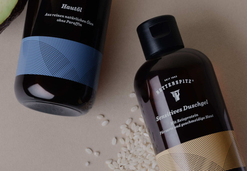 PRODUCT OVERVIEW - The Retterspitz product range, <br> everything you need for remedies, bodycare and bathing, showering and sauna.