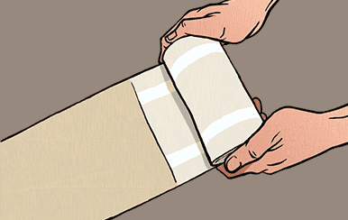 So legen Sie Retterspitz Kniebandage richtig an